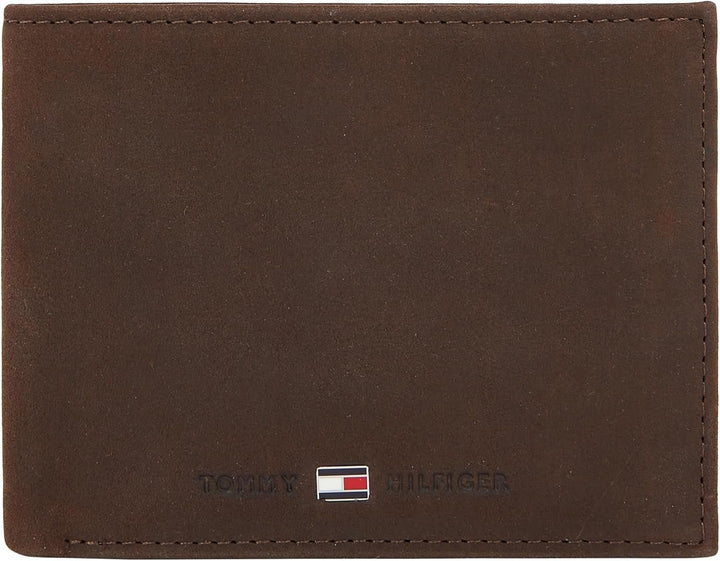 Portofel pentru bărbați Tommy Hilfiger Johnson cu buzunar pentru monede Portofel Barbati Naty Shop Maro