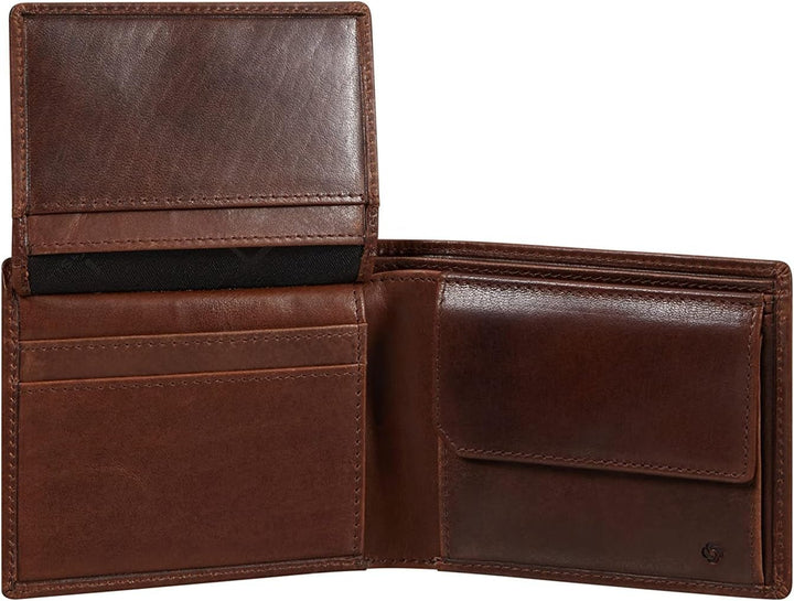 Samsonite Veggy SLG - Portofel, 10,5 cm, maro (maro închis) Portofel Barbati Naty Shop