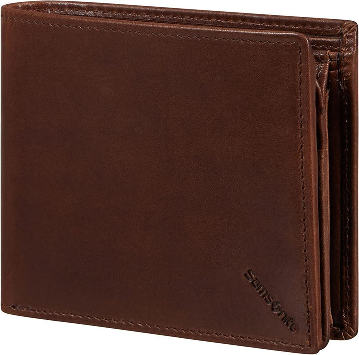 Samsonite Veggy SLG - Portofel, 10,5 cm, maro (maro închis) Portofel Barbati Naty Shop Titlu implicit