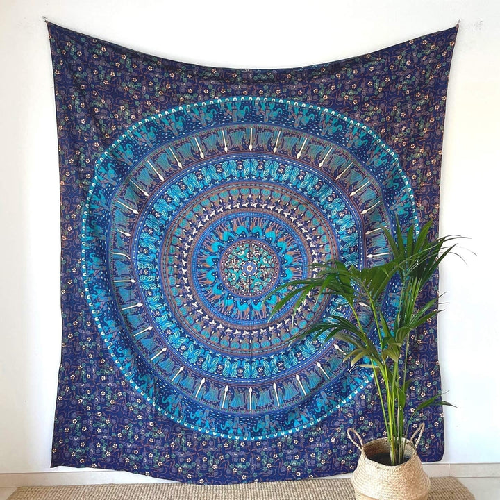 Tapiserie momomus mandala bumbac colorat desene orientale Casa - Accesorii si Decoratiuni Naty Shop