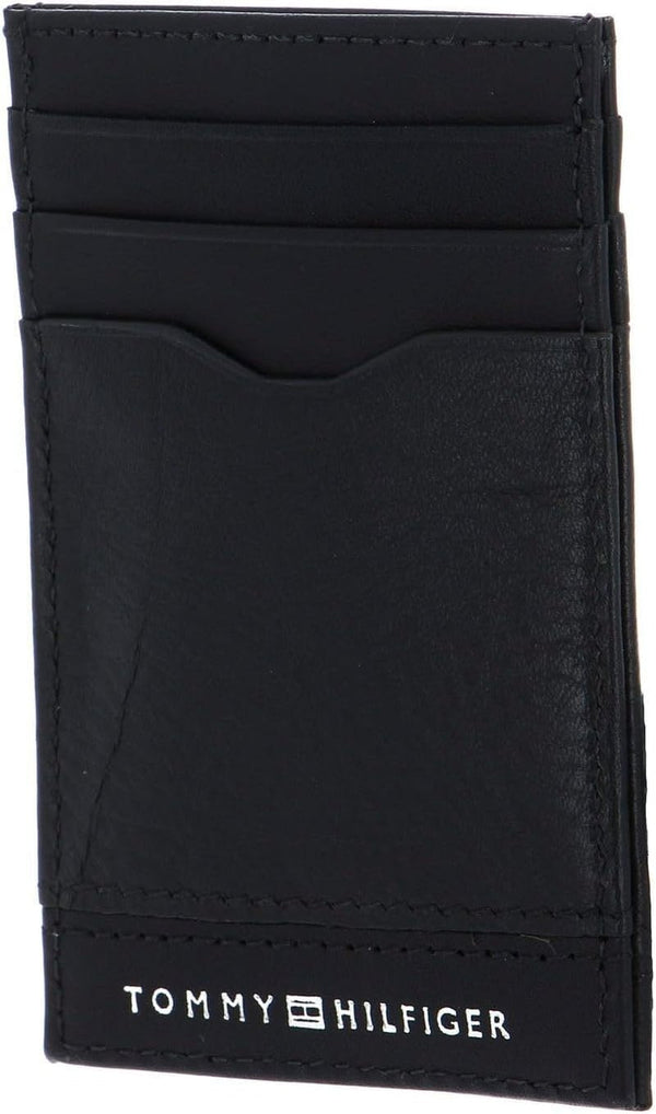 Tommy Hilfiger Bărbați TH Central Cardholder, Bi-Fold Wallet, negru, o singură dimensiune Portofel Barbati Naty Shop Titlu implicit