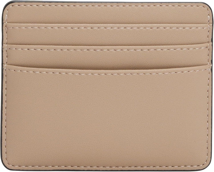 Tommy Hilfiger ladies card holder Feminin cu logo, Bej (Coastal Taupe), Marime unica Portofel Barbati Naty Shop