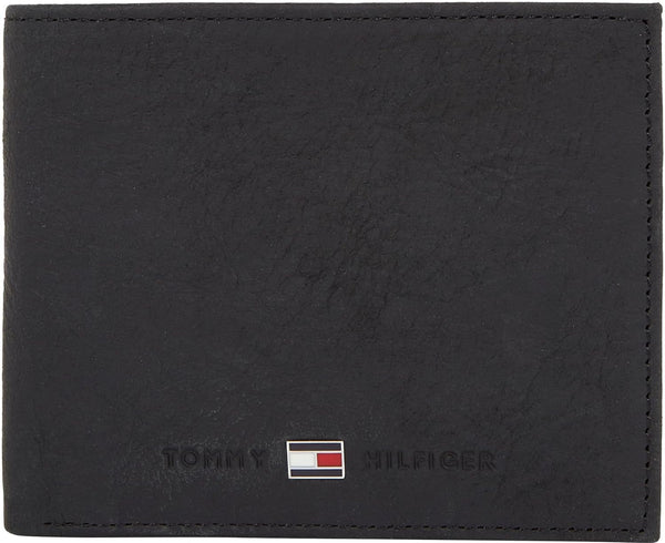 Tommy Hilfiger portofel pentru bărbați Johnson Mini Small Portofel Barbati Naty Shop Negru