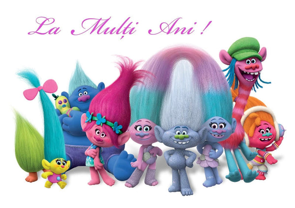 Vafe Trolls Imagini comestibile Nati Shop